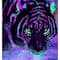 Sparkly Selections Black Light Tiger Diamond Painting Kit, Round Diamonds